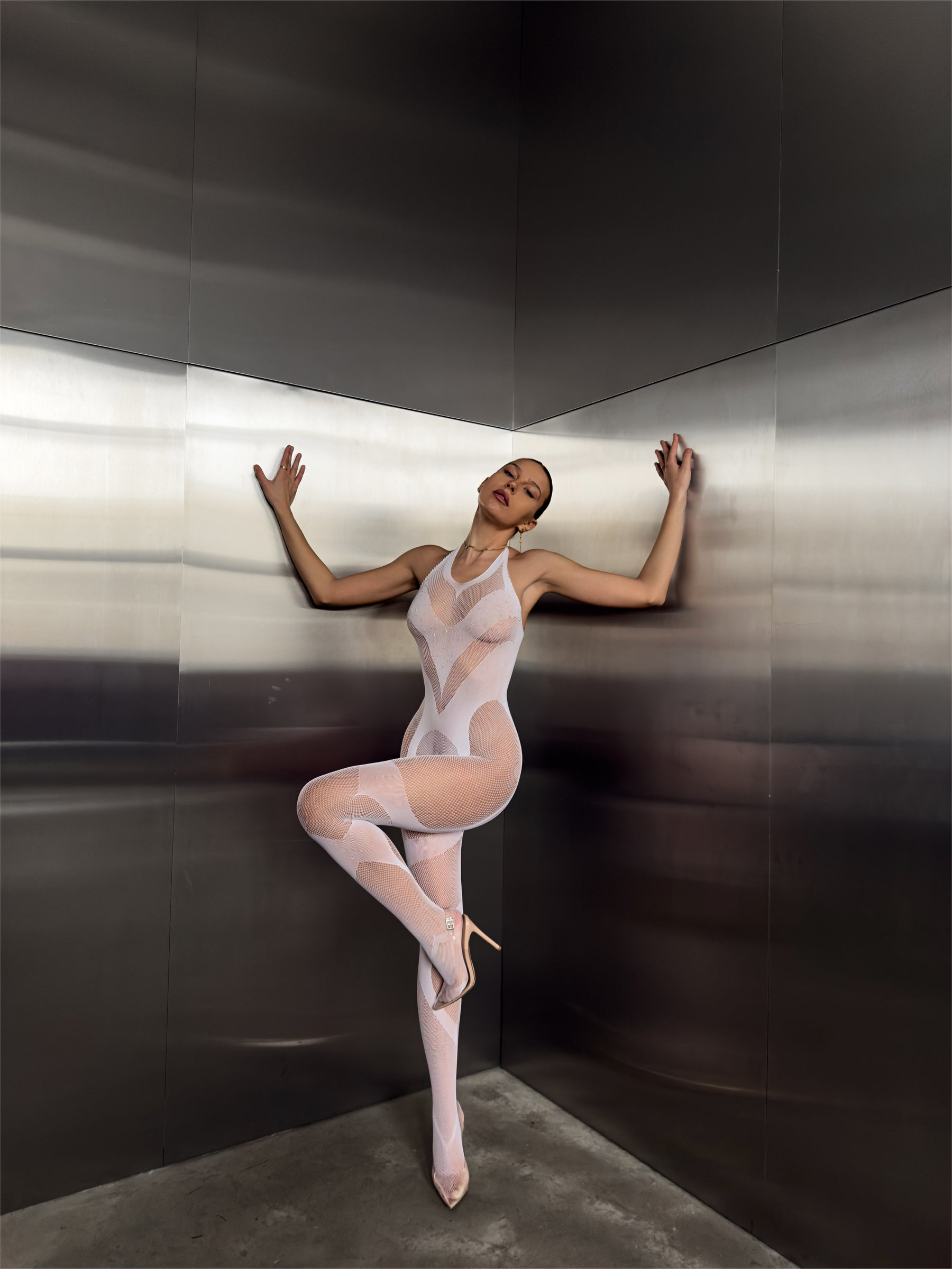 Rhinestone Bodystocking