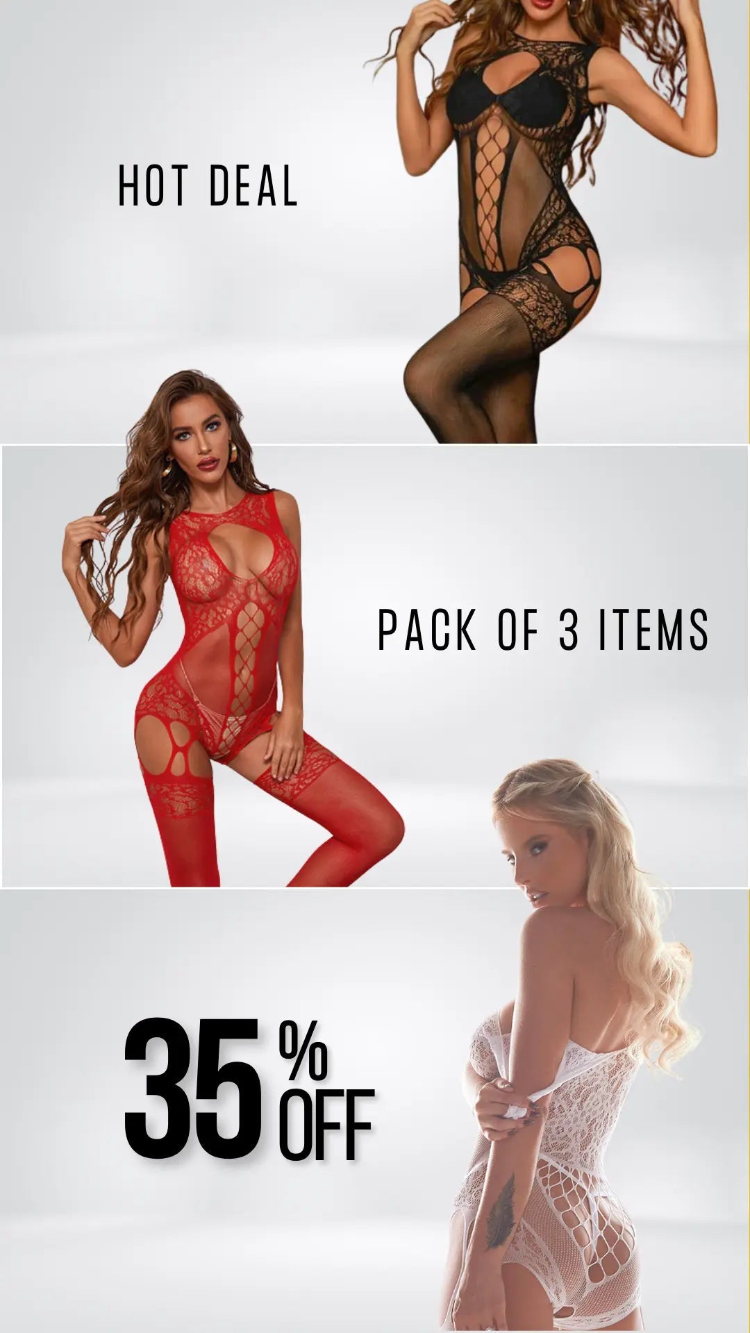 NocteLace™ Heaven Bodystocking