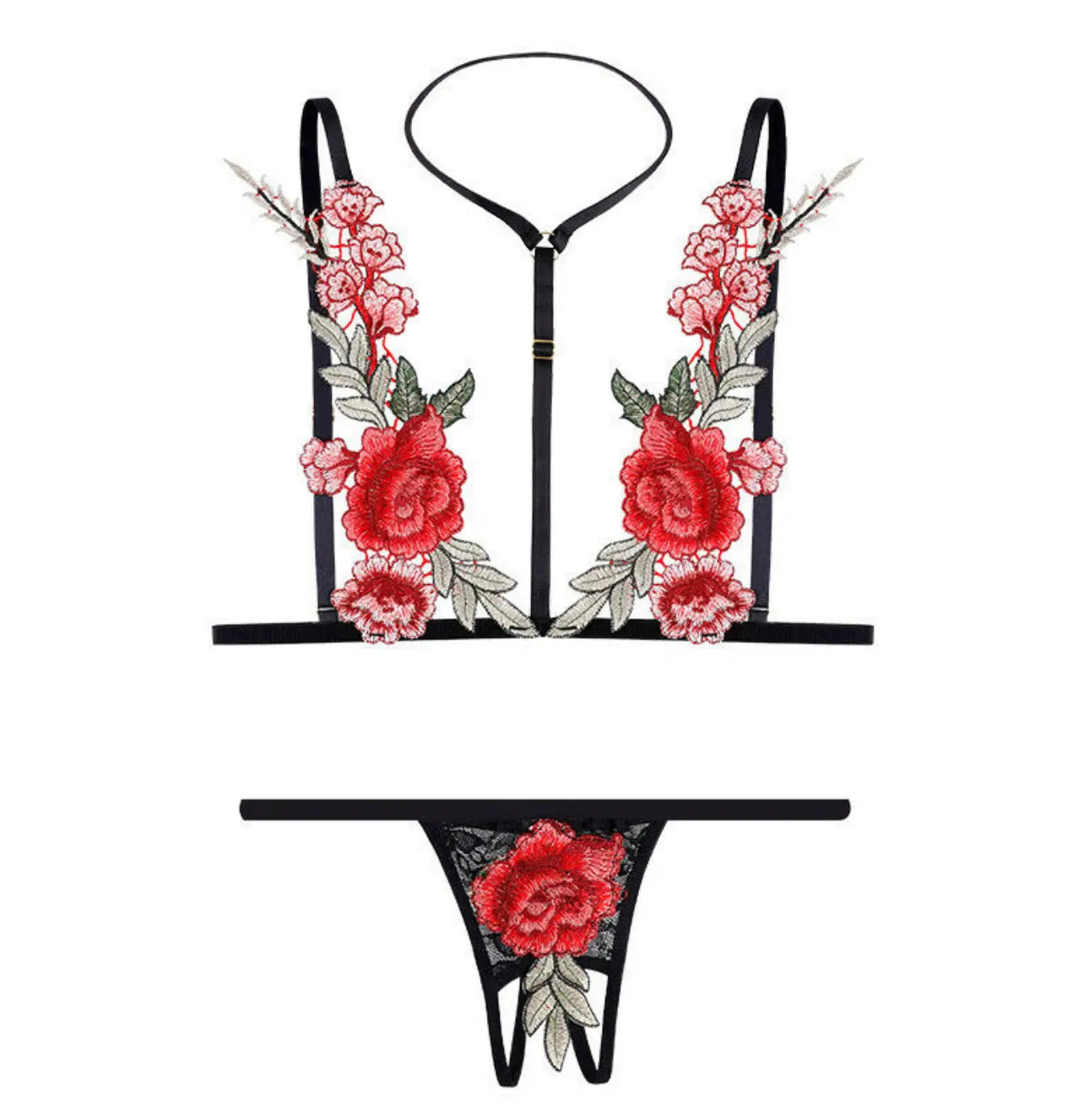 NocteLace™ Rose Bed Lingerie Set