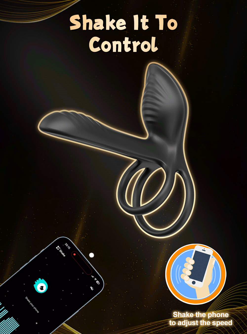 💥2025 Black Rose Ring-FLORAX 15° Curve Boost & Bloom Cock Ring-4 in 1 Couple Toy Penis Ring