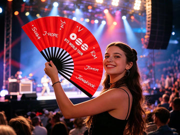 BTS World Tour Folding Hand Fan, Arirang Accessories, 2026 world Tour Gift for Fan