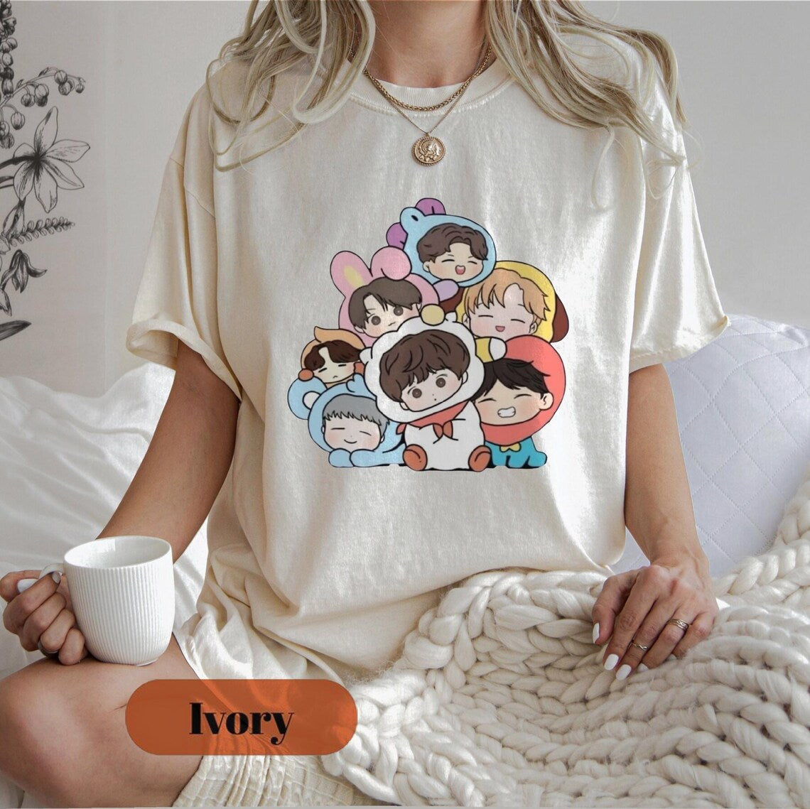 BT21 Chibi World Tour T-Shirt, Bangtan 2026 Concert Sweatshirt
