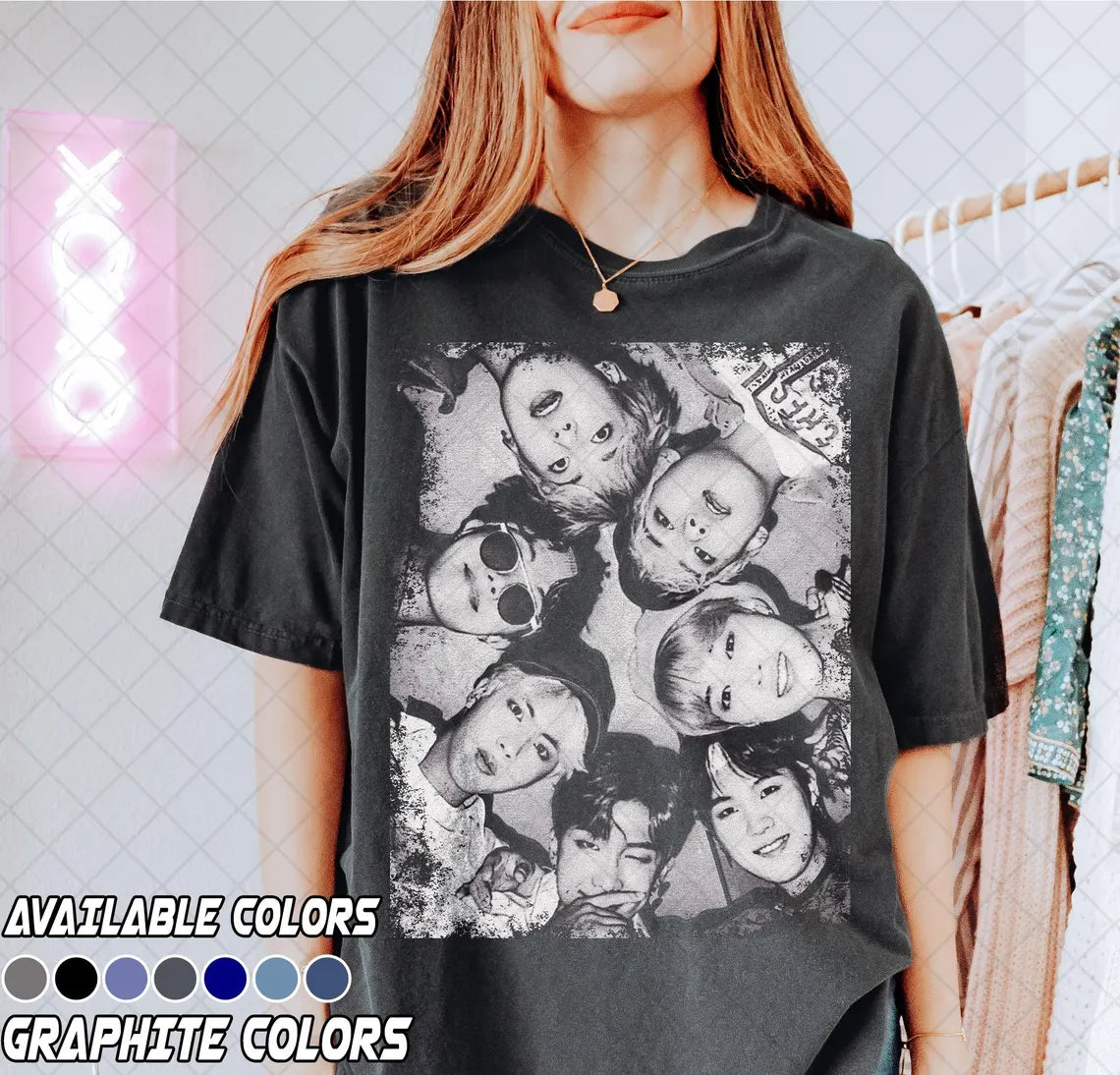 Comfort Colors BTS World Tour 2026 T-Shirt, Kpop Idol Tee T-Shirt