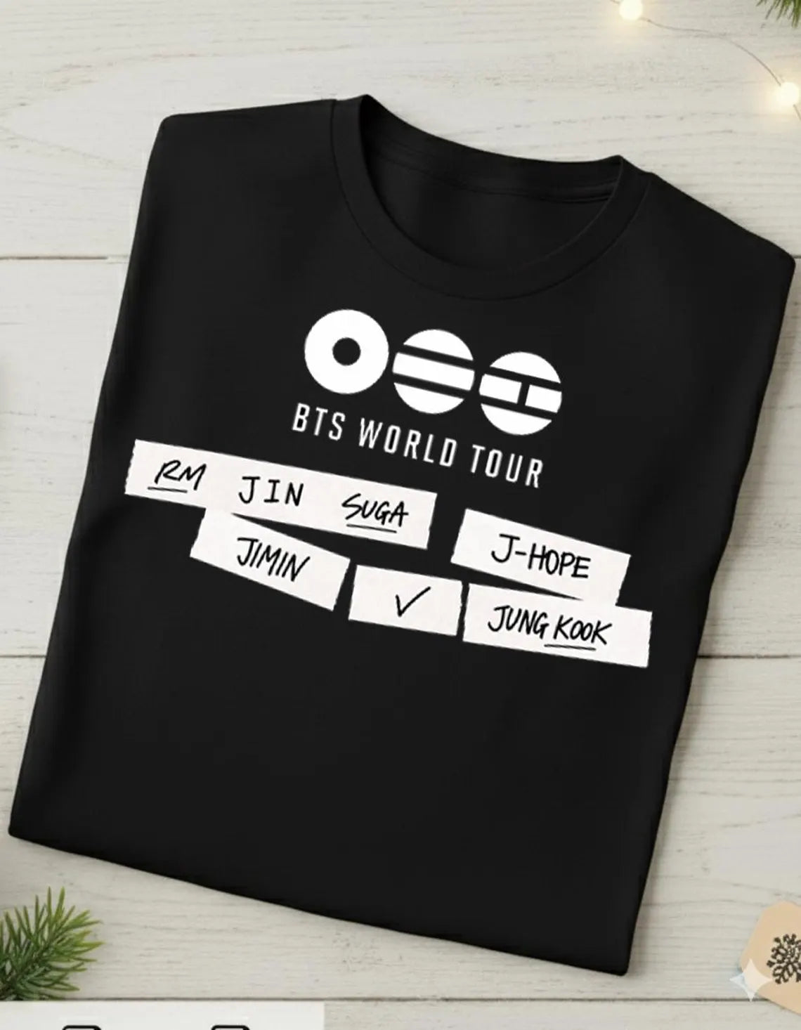 BTS World Tour Arirang Concert T-Shirt, Bangtan 2026 Front & Back Design Tee Gift