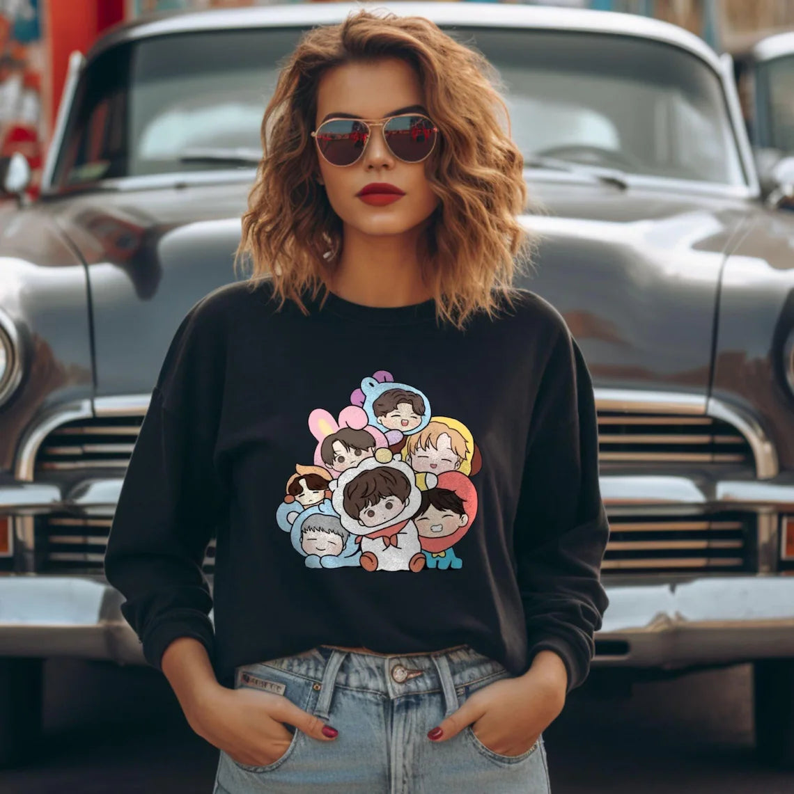 BT21 Chibi World Tour T-Shirt, Bangtan 2026 Concert Sweatshirt
